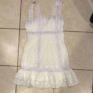 White Eyelet Lace Sundress